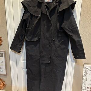 GCA men large vintage cowboy trail duster long coat